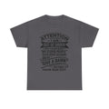 Attention I Am Out Of Order T-Shirt — Funny Sarcastic Graphic Tee