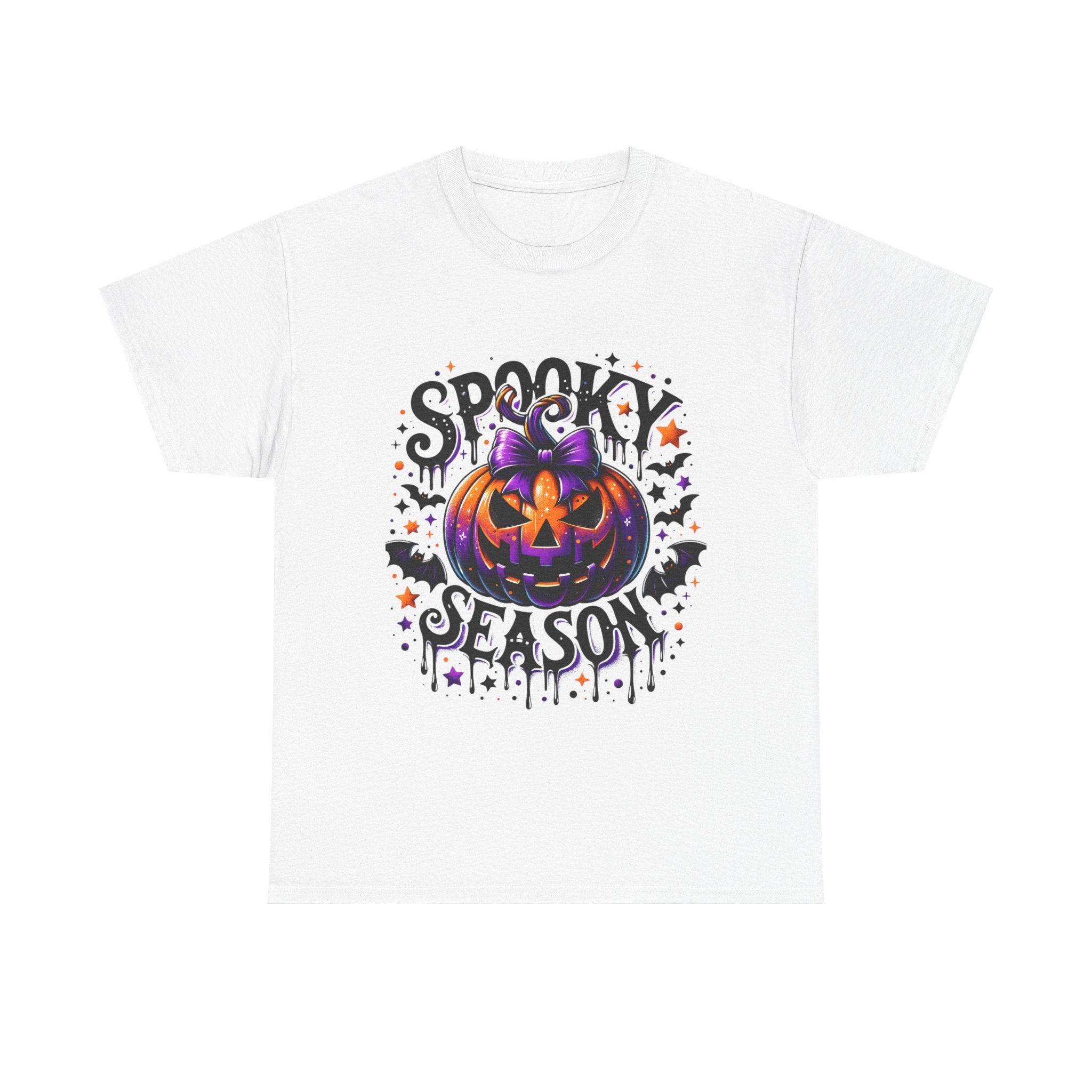 Halloween 'Spooky Season' Pumpkin Tee — Cute Jack-o'-Lantern Halloween T-Shirt