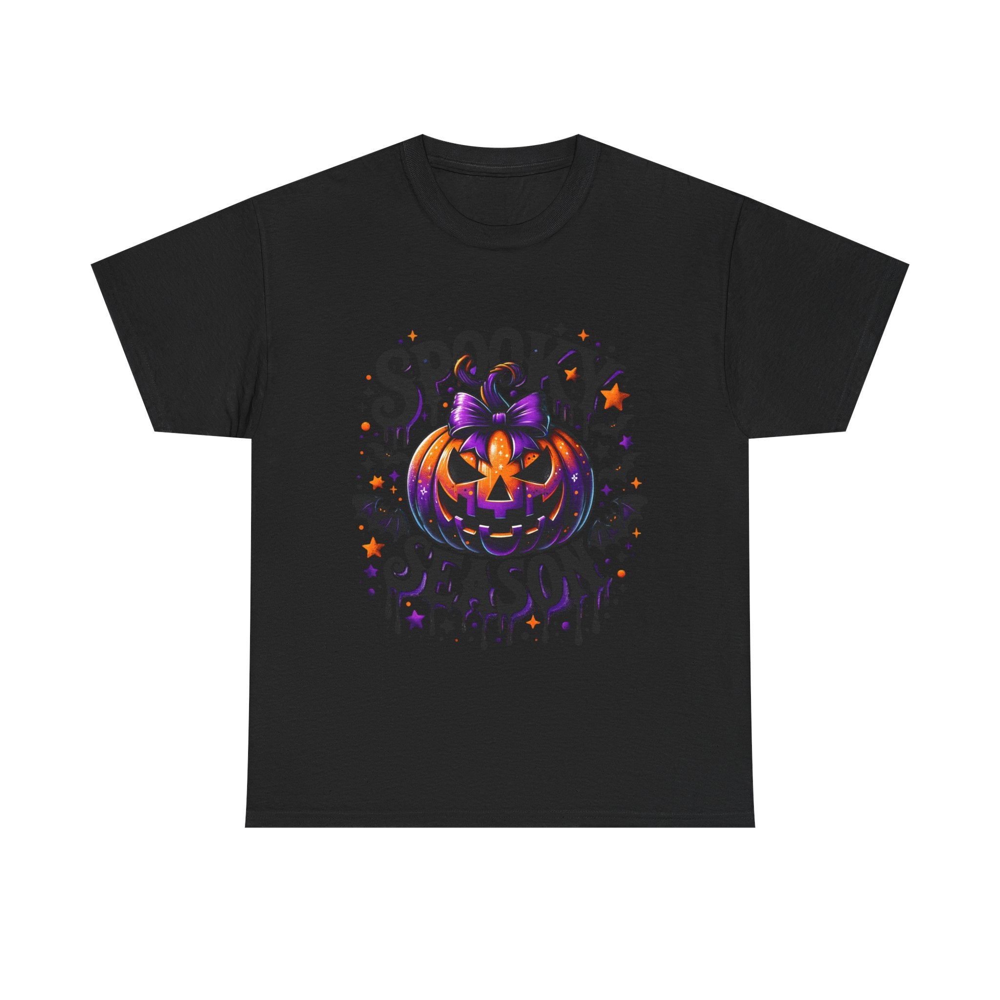 Halloween 'Spooky Season' Pumpkin Tee — Cute Jack-o'-Lantern Halloween T-Shirt