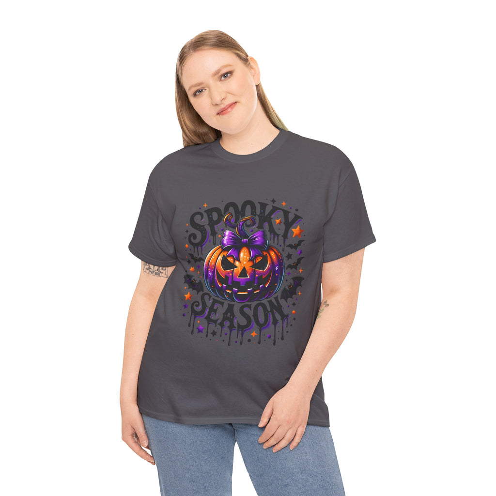 Halloween 'Spooky Season' Pumpkin Tee — Cute Jack-o'-Lantern Halloween T-Shirt