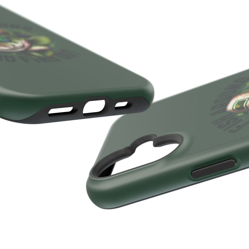 Fishing Phone Case — "Fish Around and Find Out" Magnetic Impact-Resistant Cover