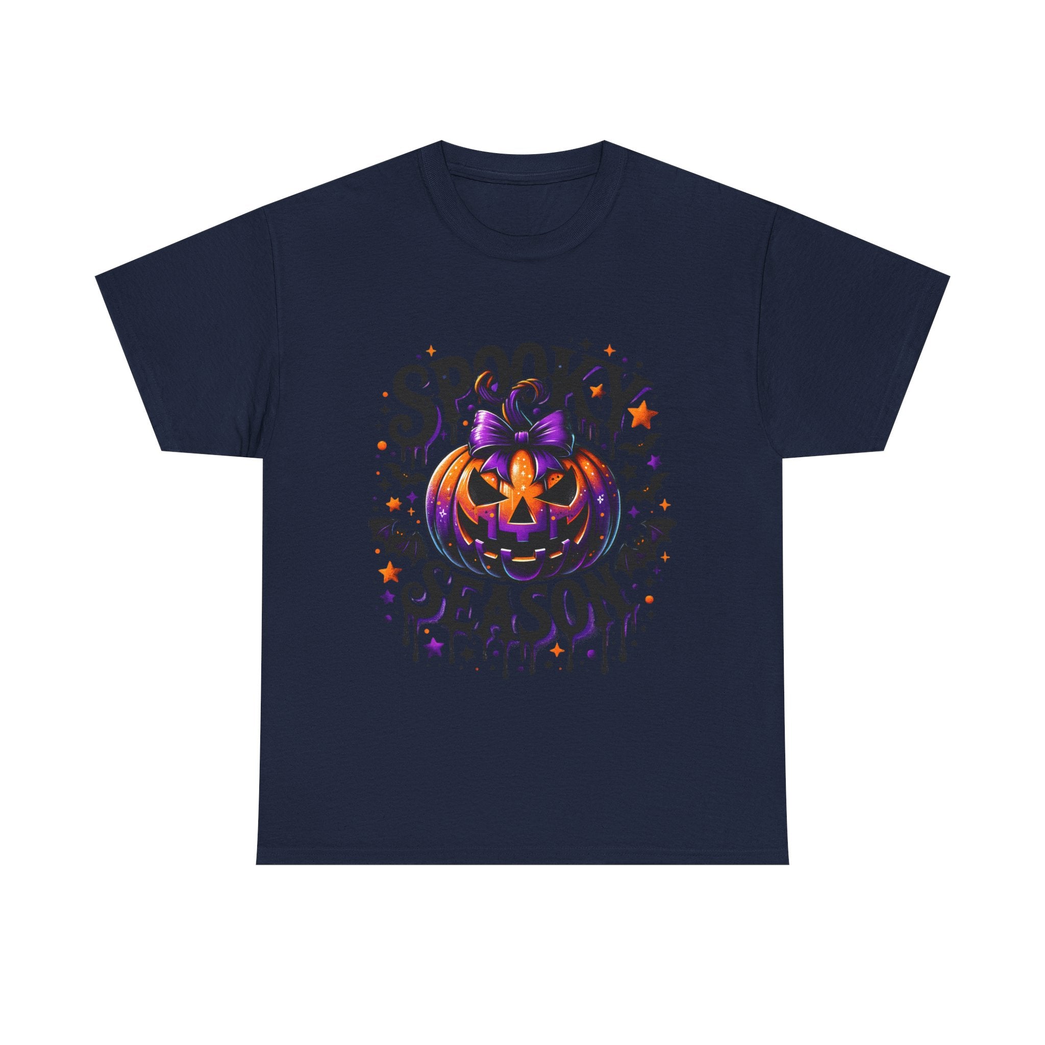 Halloween 'Spooky Season' Pumpkin Tee — Cute Jack-o'-Lantern Halloween T-Shirt