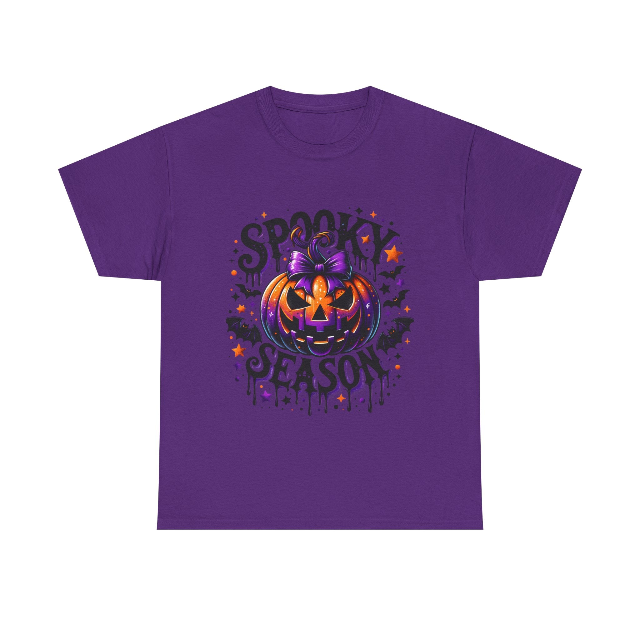 Halloween 'Spooky Season' Pumpkin Tee — Cute Jack-o'-Lantern Halloween T-Shirt