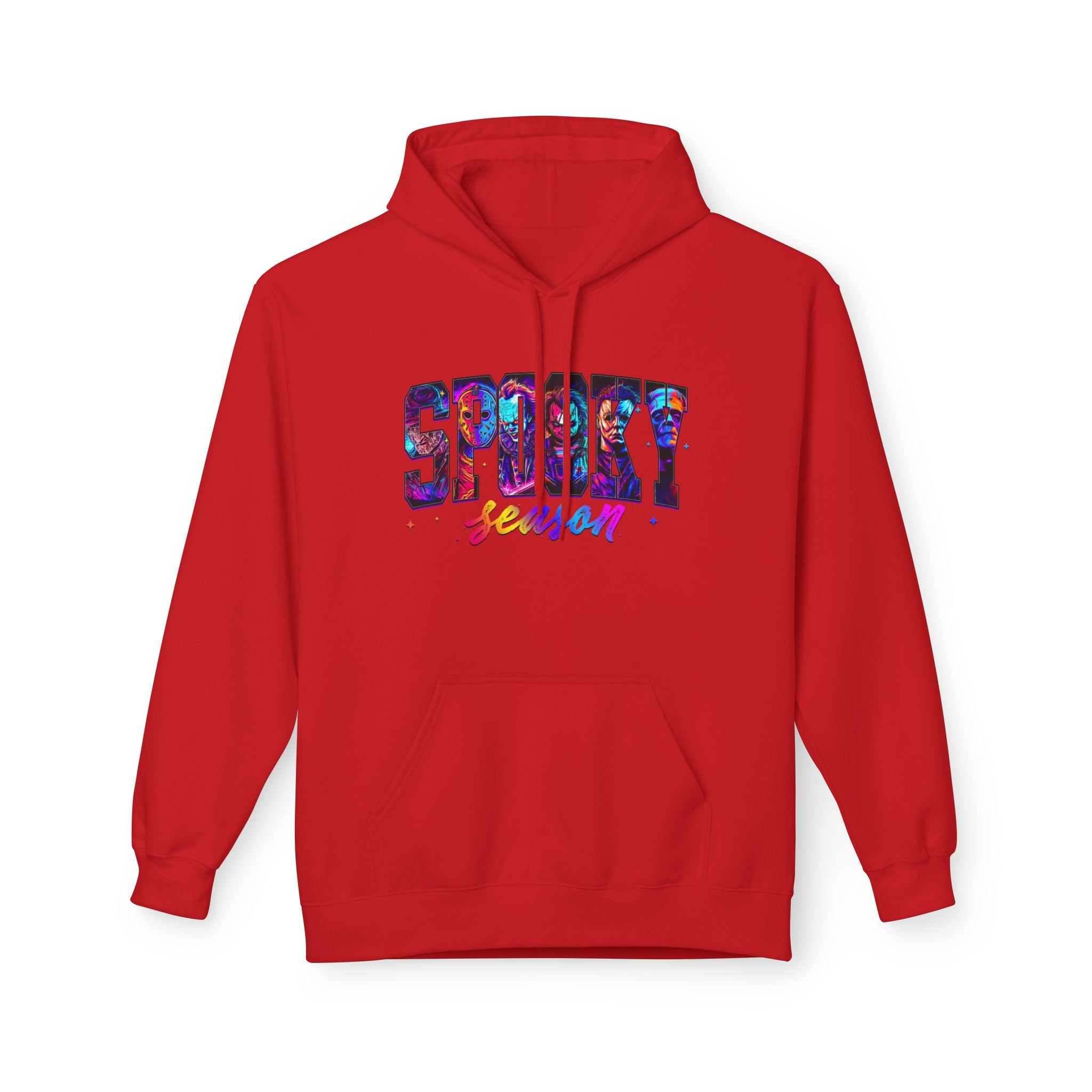 Spooky Season Hoodie — Colorful Halloween Graphic Pullover