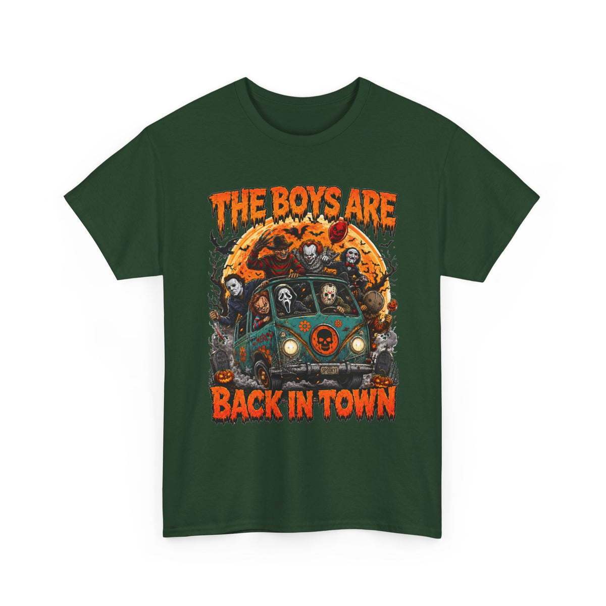The Boys Are Back In Town Horror Van Graphic Tee