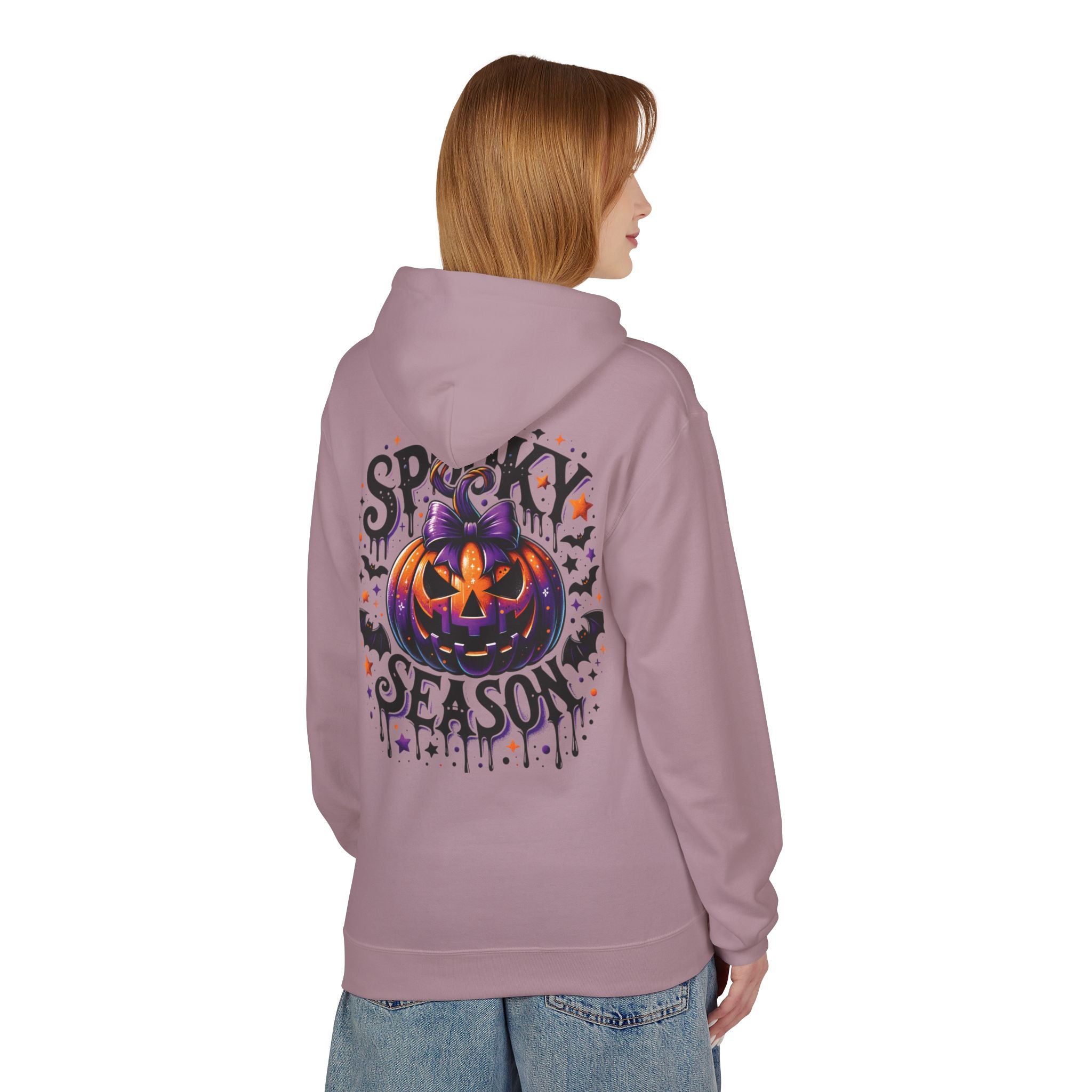 Spooky Season Hoodie — Halloween Jack-o'-Lantern Pumpkin Sweatshirt