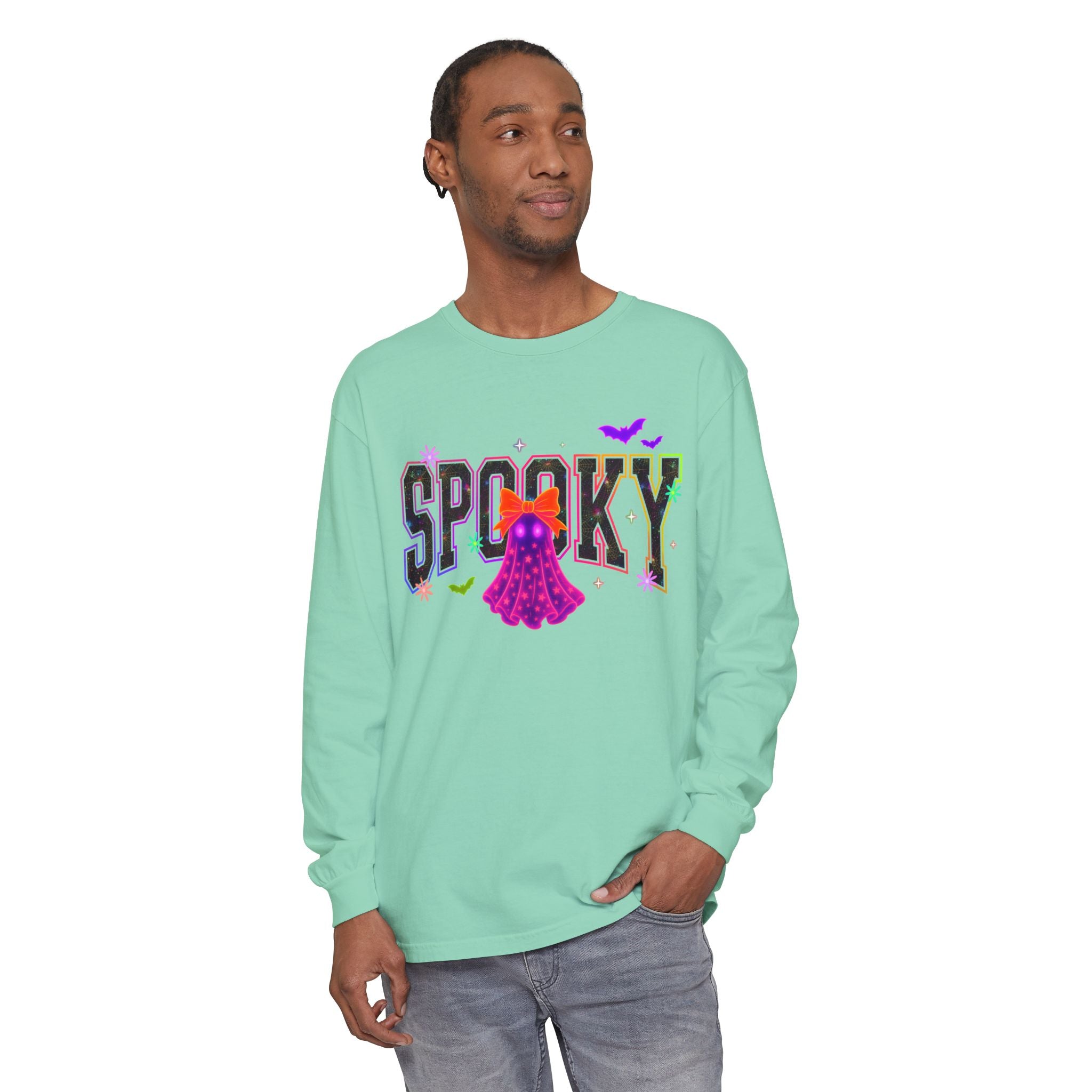 Unisex Garment-dyed Long Sleeve T-Shirt