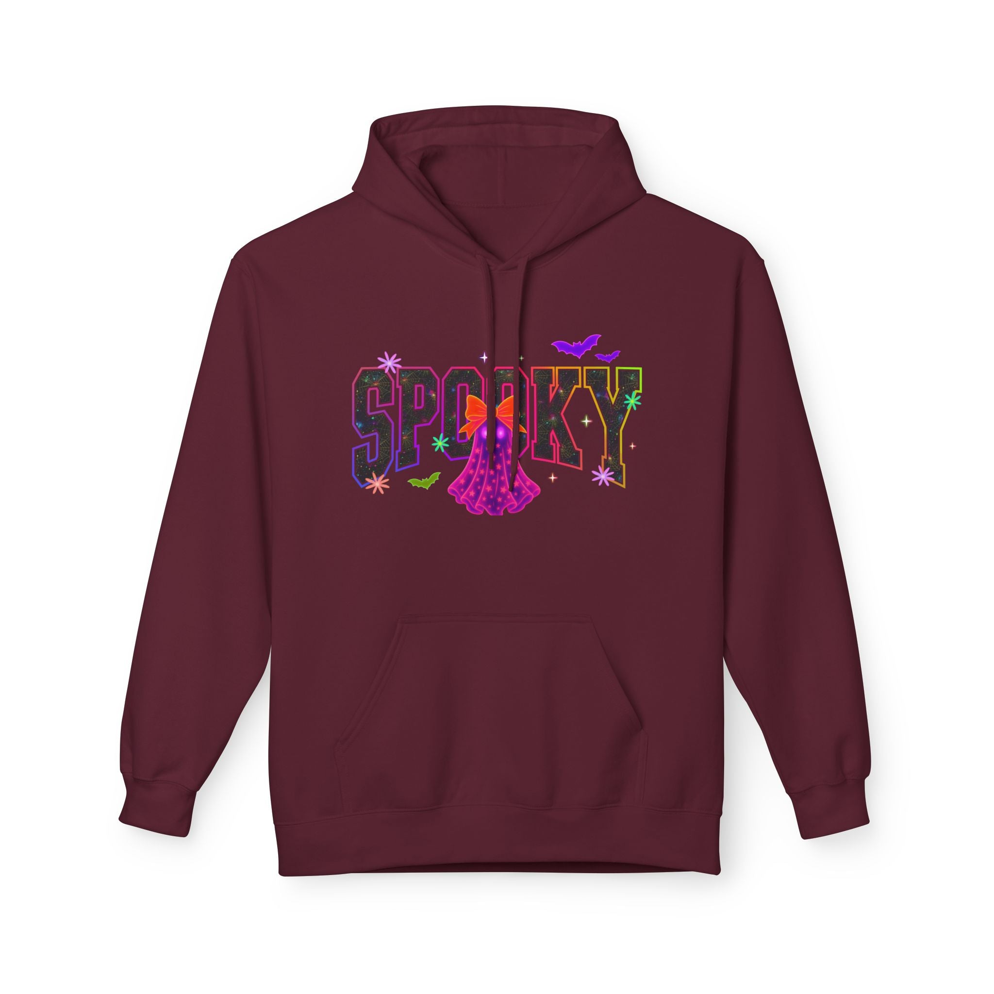 Spooky Ghost Halloween Hoodie — "Spooky" Graphic Pullover