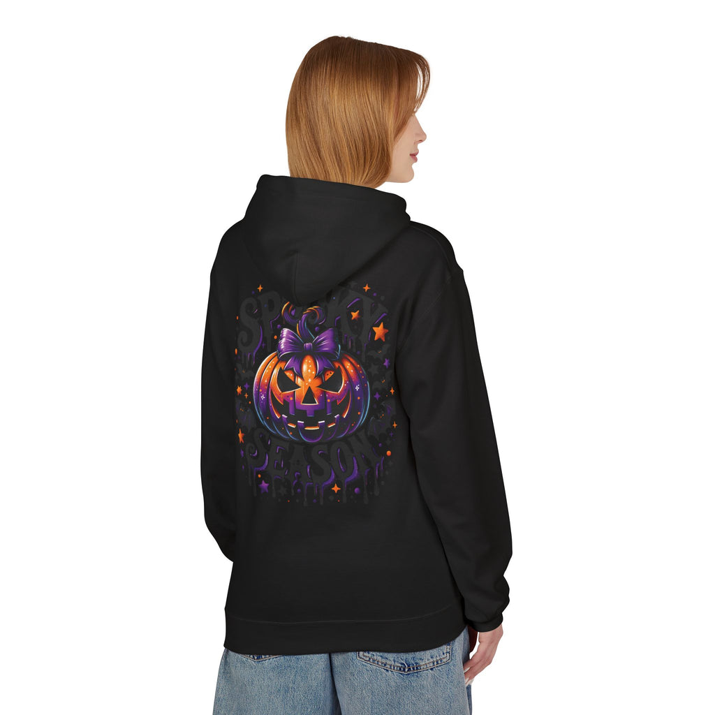 Spooky Season Hoodie — Halloween Jack-o'-Lantern Pumpkin Sweatshirt