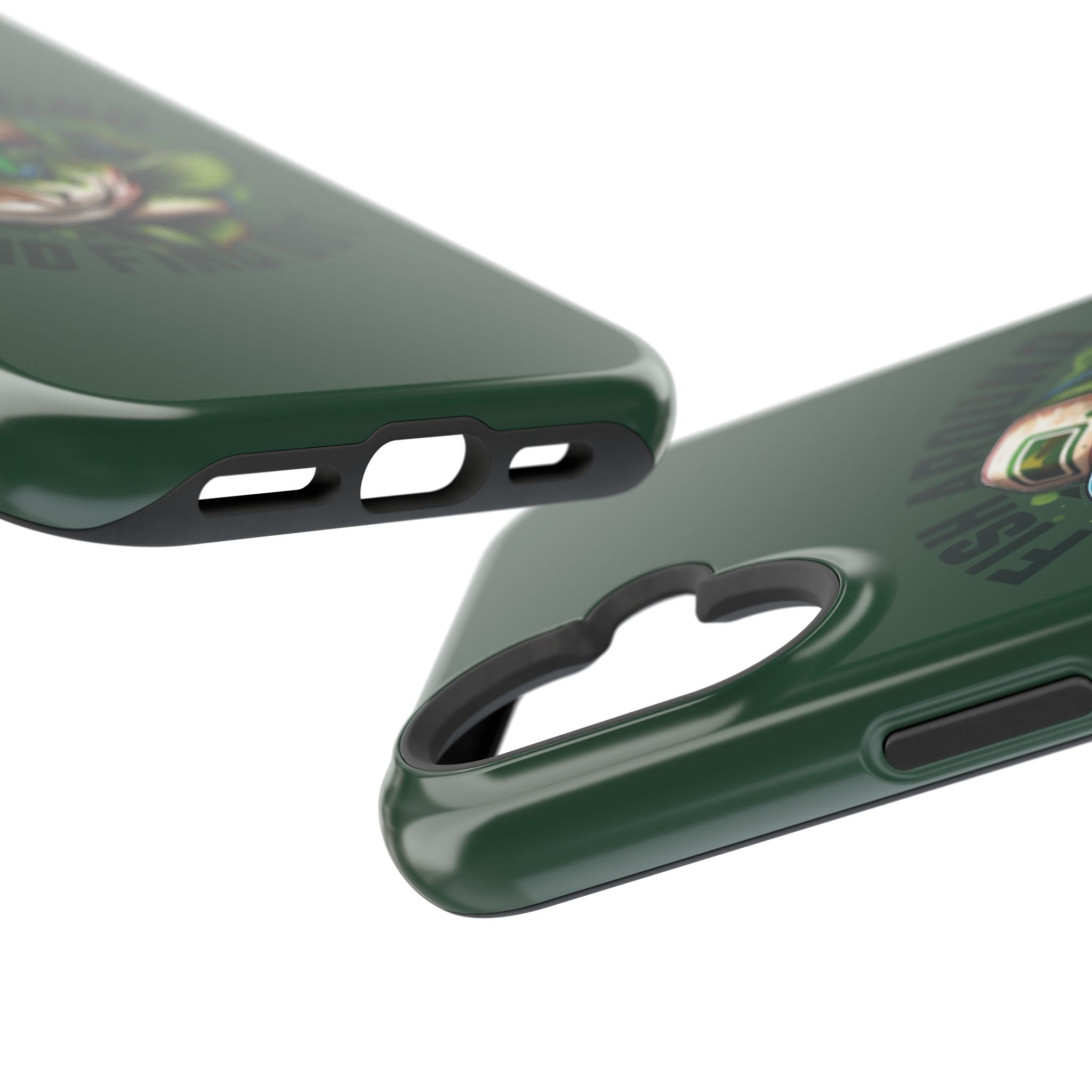 Fishing Phone Case — "Fish Around and Find Out" Magnetic Impact-Resistant Cover