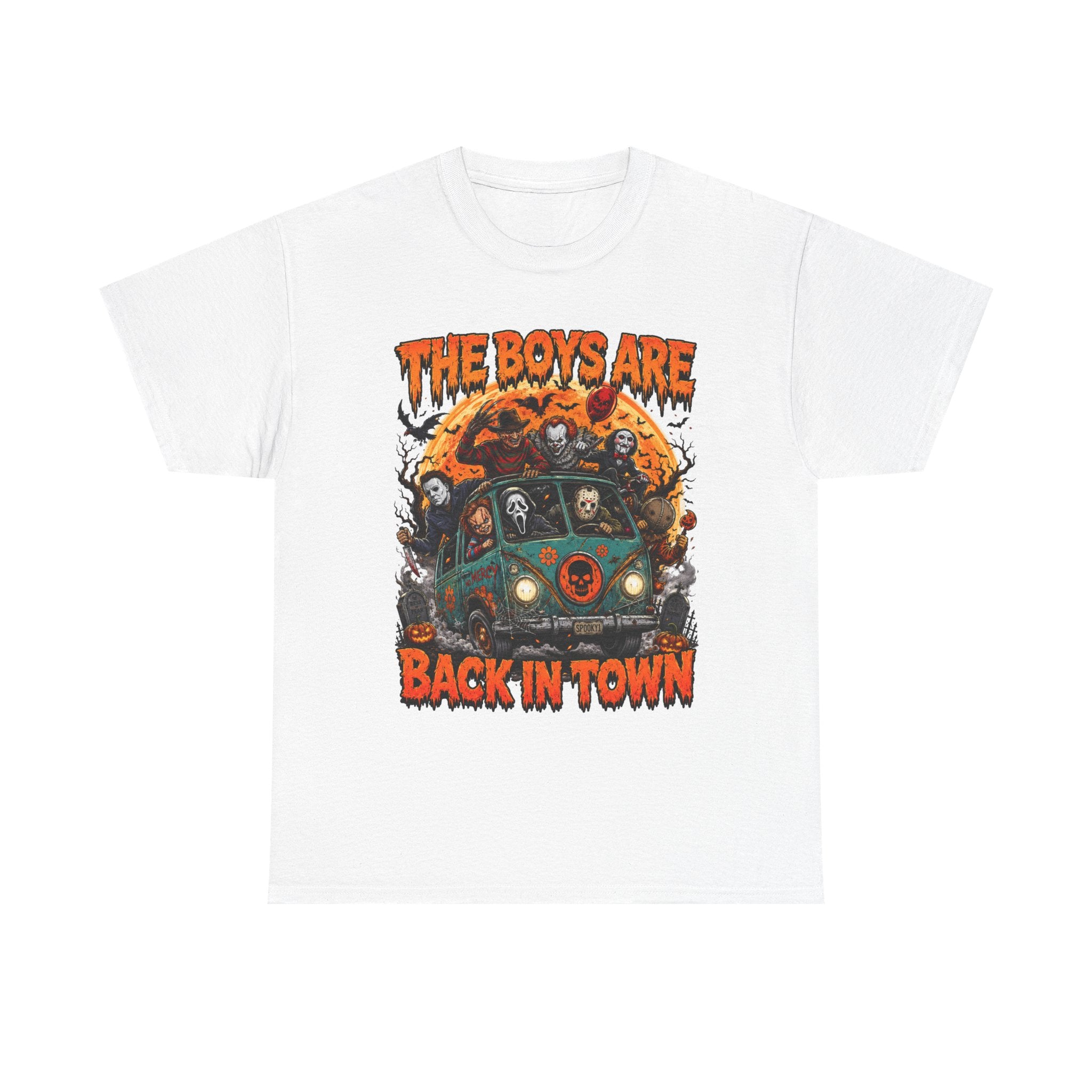 The Boys Are Back In Town Horror Van Graphic Tee