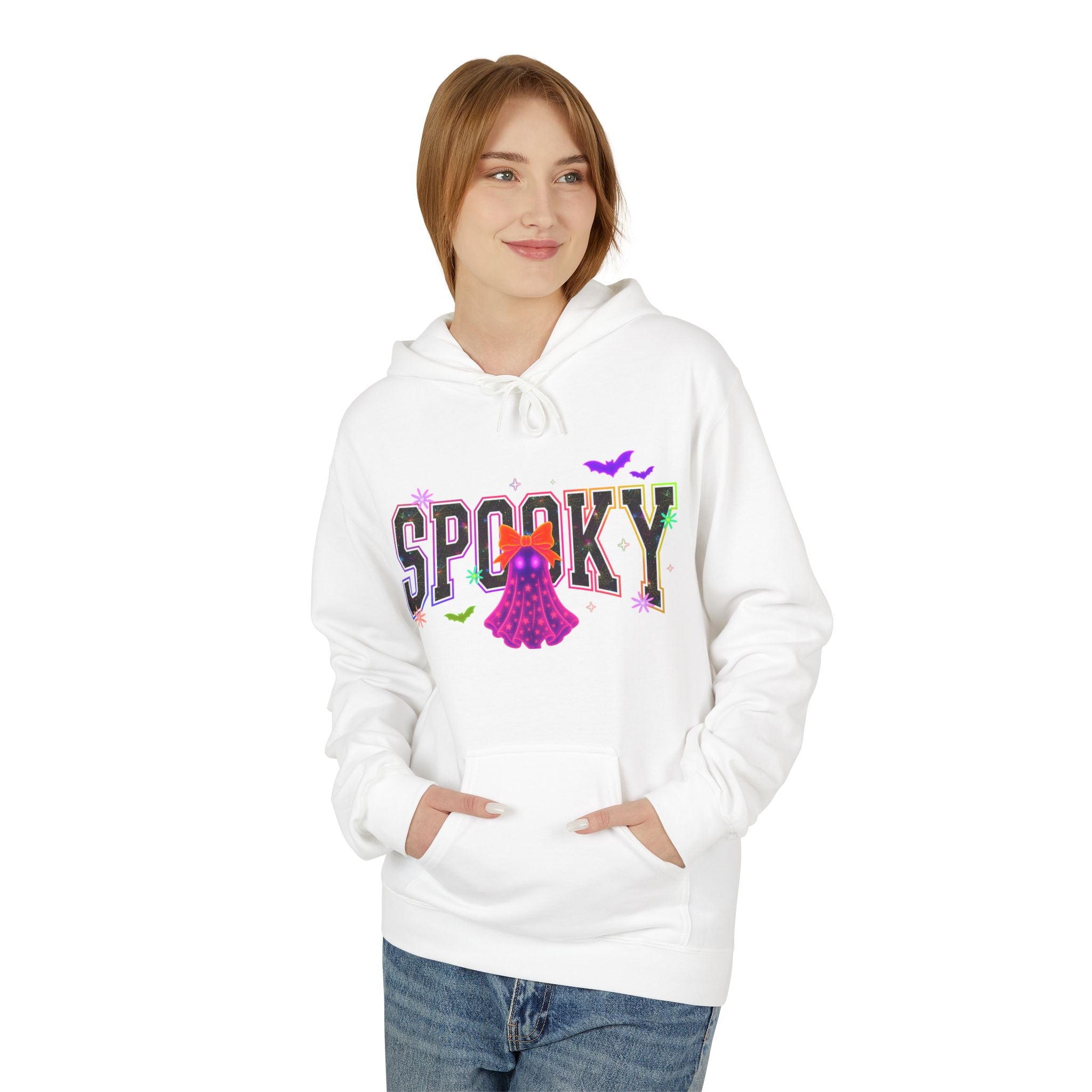 Spooky Ghost Halloween Hoodie — "Spooky" Graphic Pullover