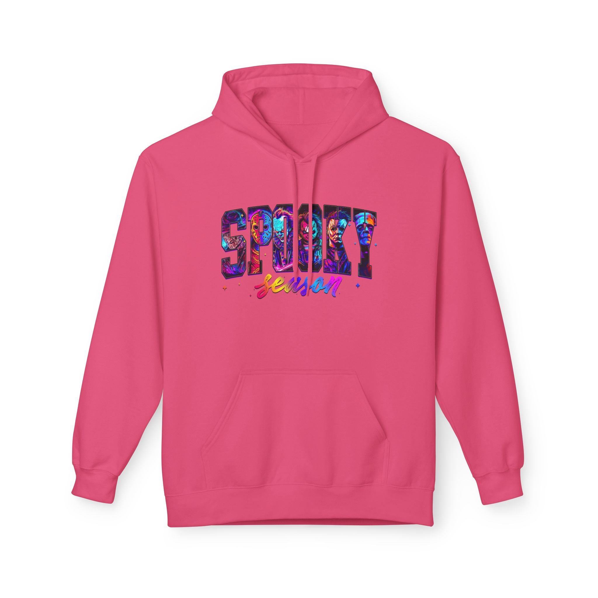 Spooky Season Hoodie — Colorful Halloween Graphic Pullover