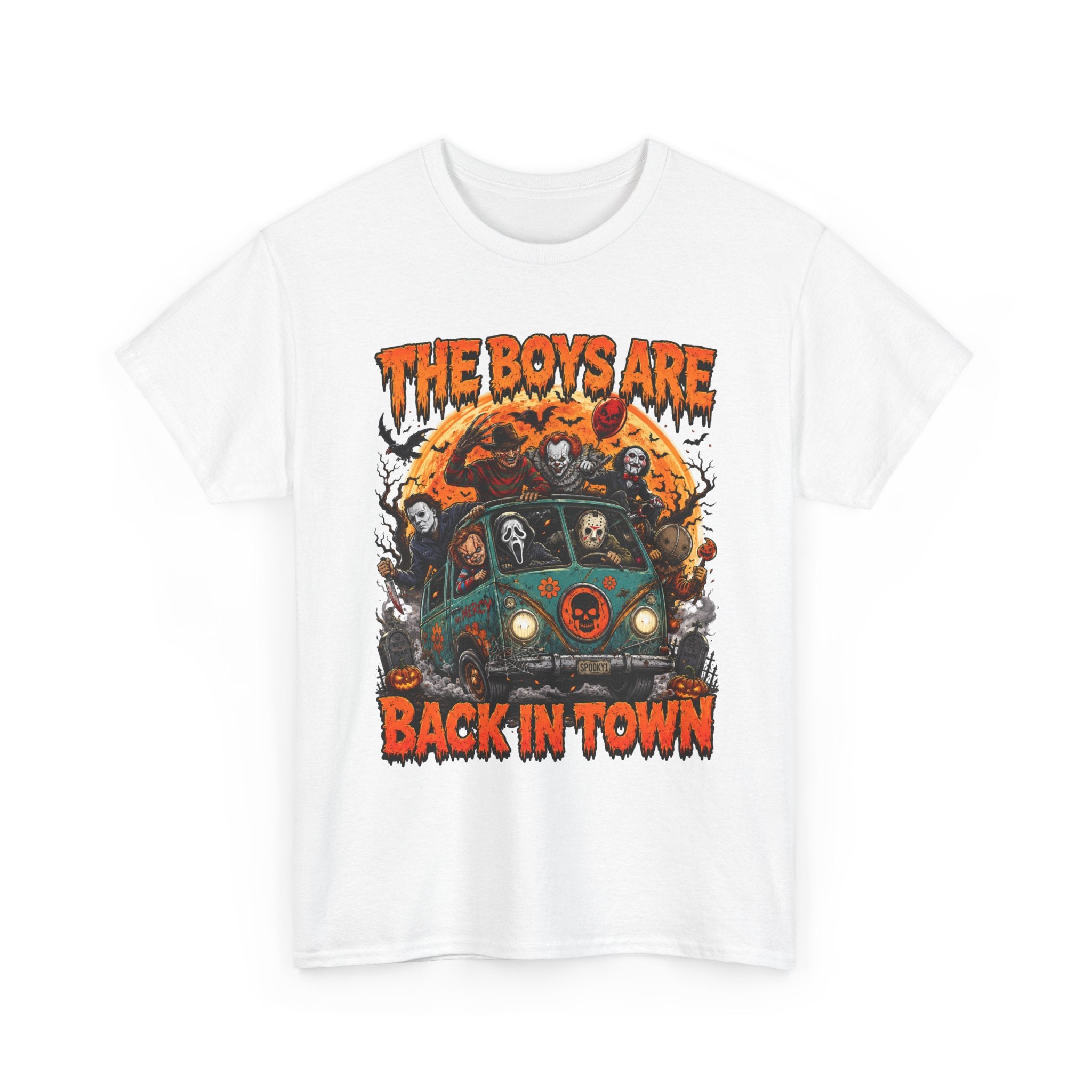 The Boys Are Back In Town Horror Van Graphic Tee
