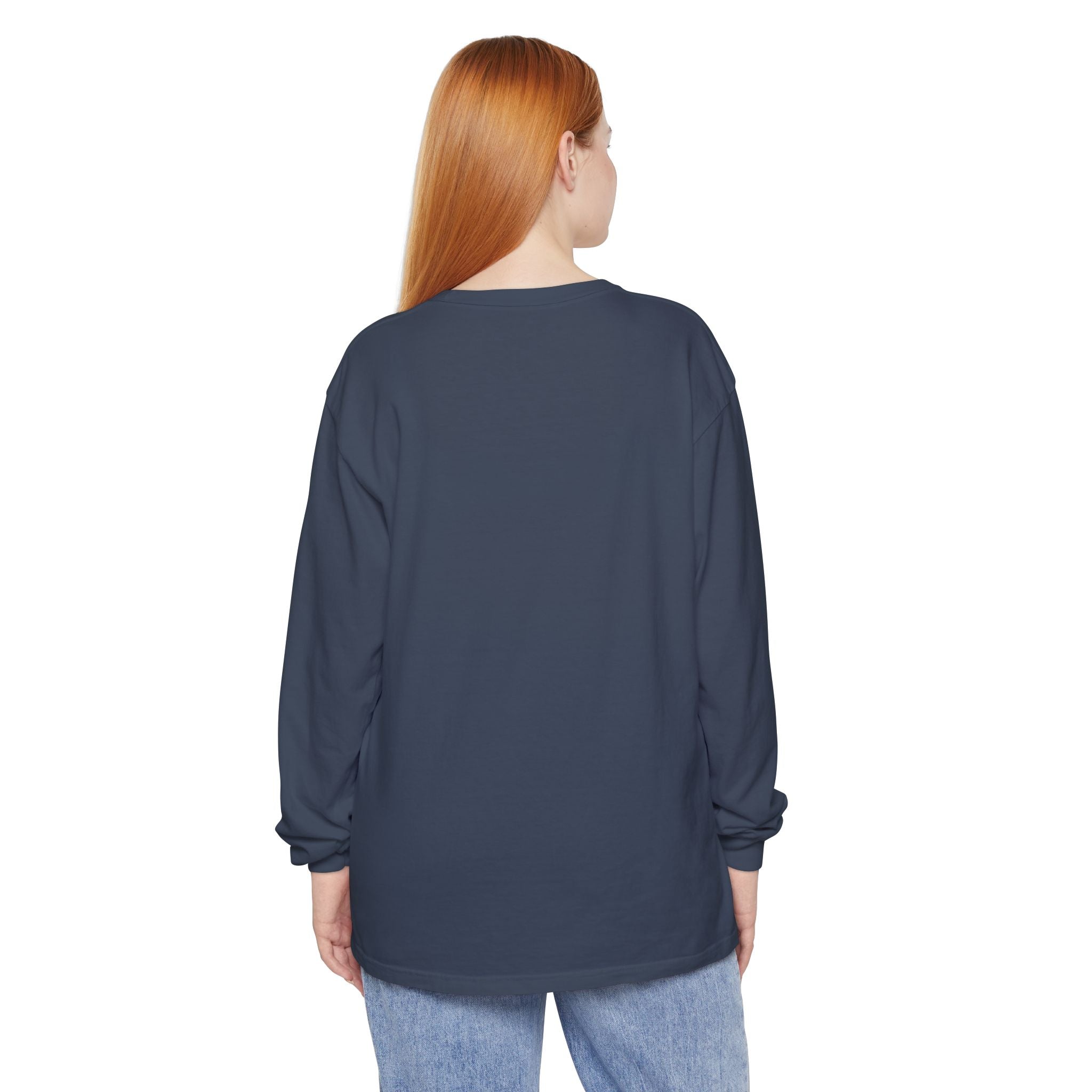 Halloween Coffee Long Sleeve Tee — "Freshly Boo'd Coffee, Scream & Sugar"