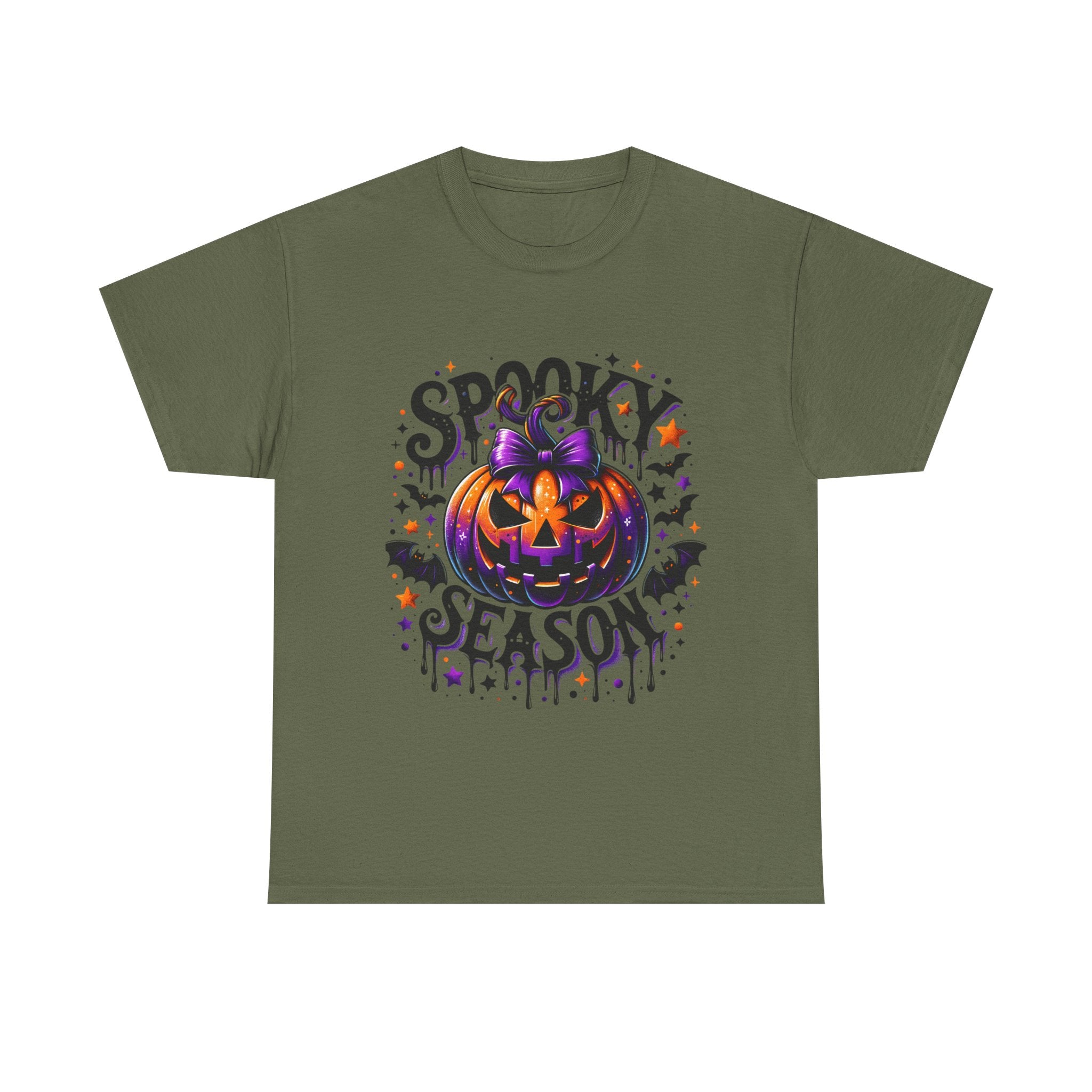 Halloween 'Spooky Season' Pumpkin Tee — Cute Jack-o'-Lantern Halloween T-Shirt