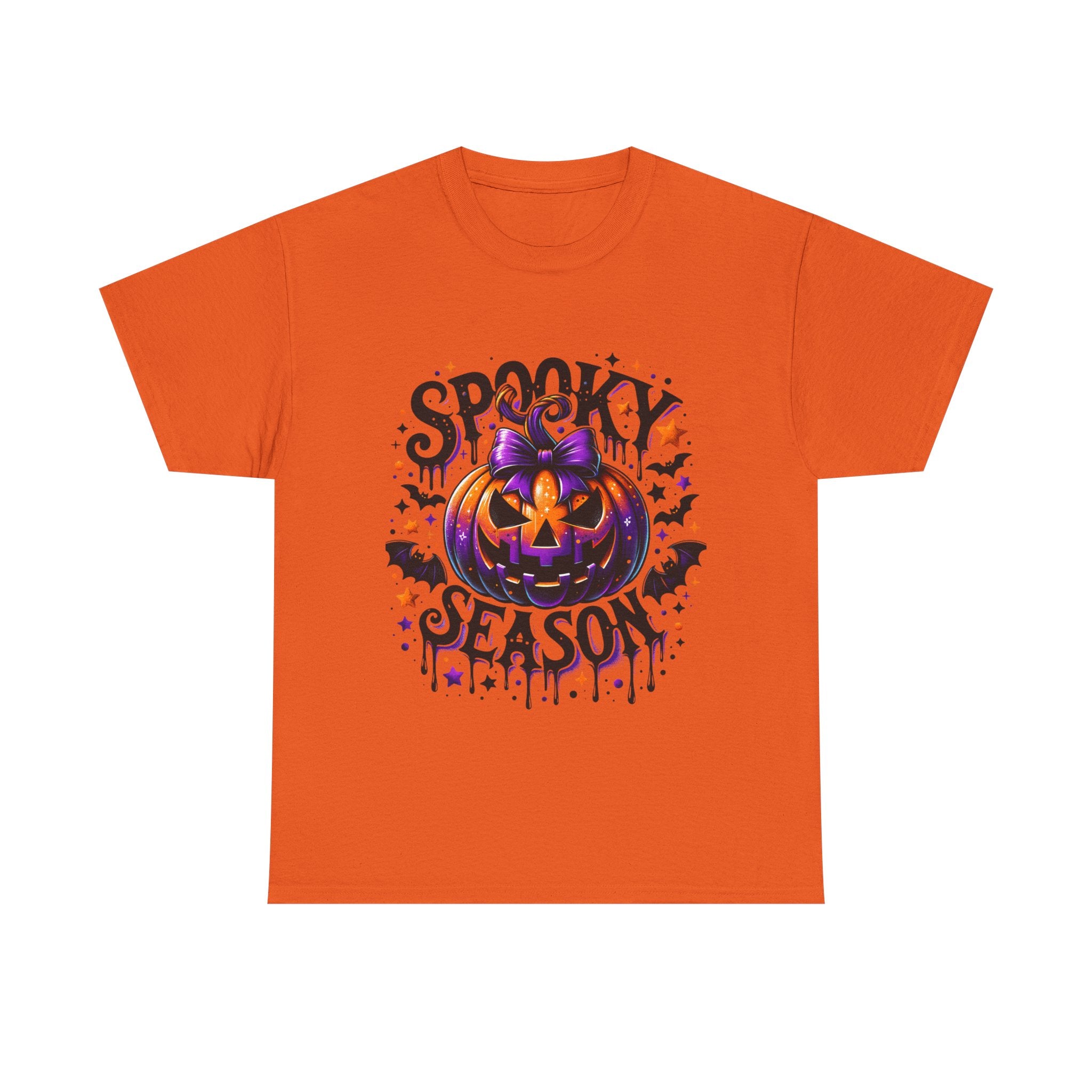 Halloween 'Spooky Season' Pumpkin Tee — Cute Jack-o'-Lantern Halloween T-Shirt