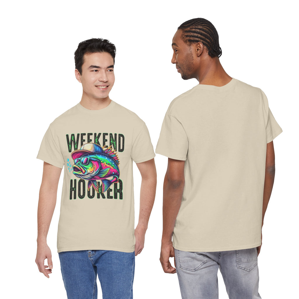 Weekend Hooker Fishing Tee — Colorful Fish Graphic Shirt