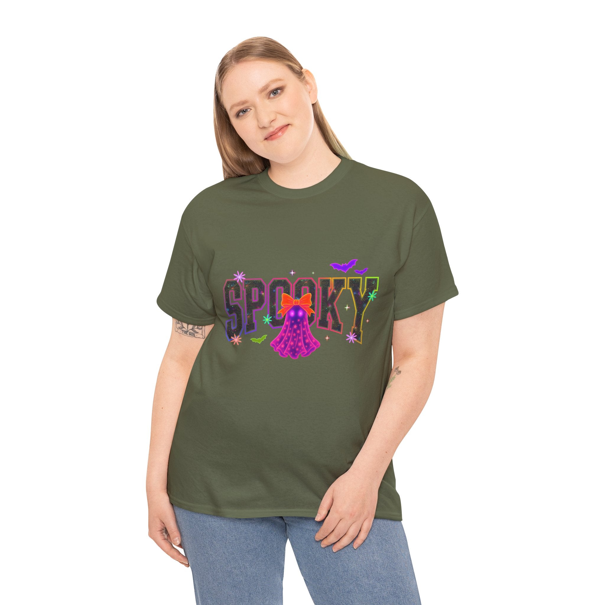 Spooky Ghost Tee — Cute Halloween Graphic T-Shirt
