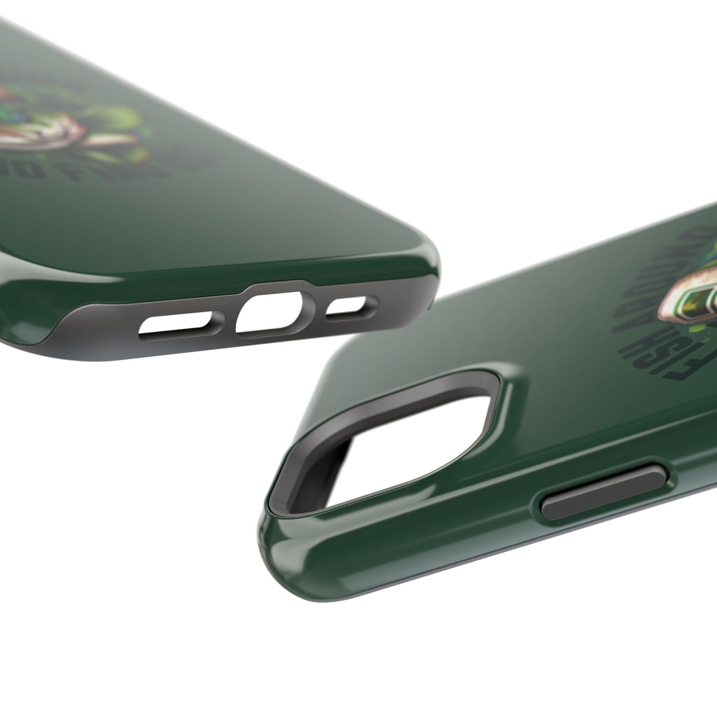 Fishing Phone Case — "Fish Around and Find Out" Magnetic Impact-Resistant Cover