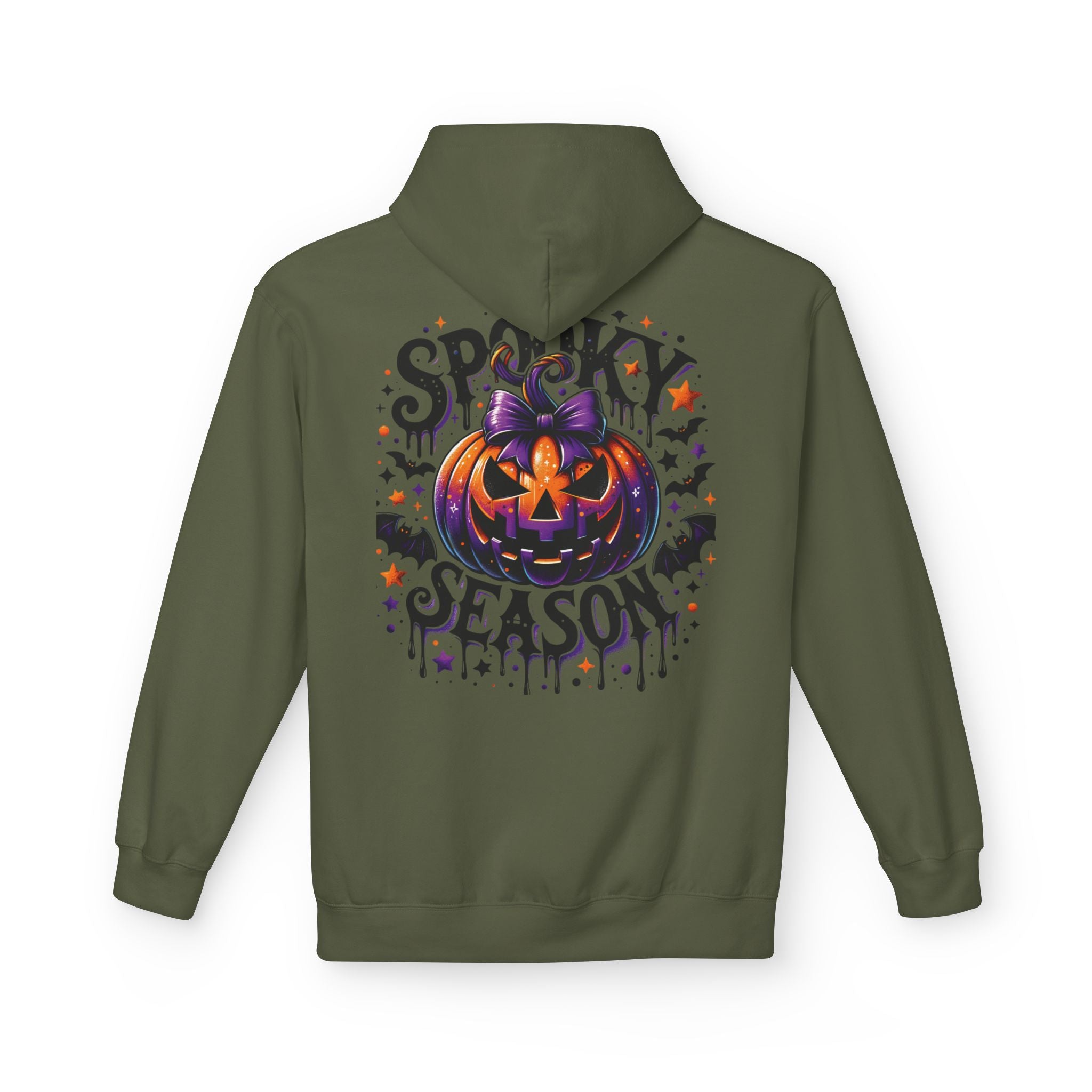 Spooky Season Hoodie — Halloween Jack-o'-Lantern Pumpkin Sweatshirt