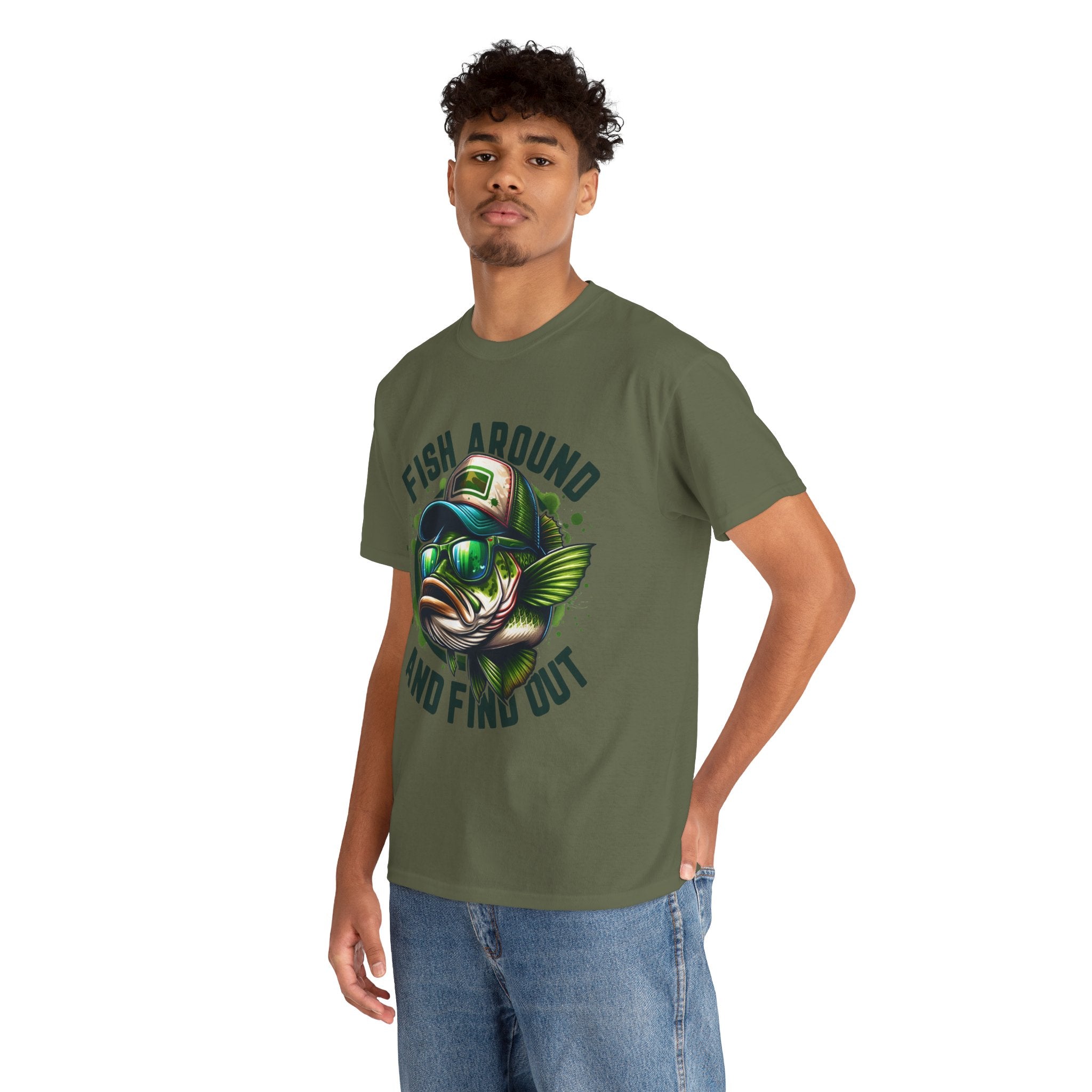 Fishing T-Shirt – "Fish Around and Find Out" Graphic Tee