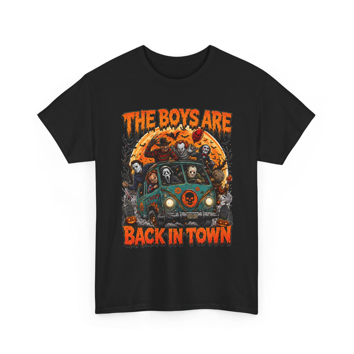 The Boys Are Back In Town Horror Van Graphic Tee