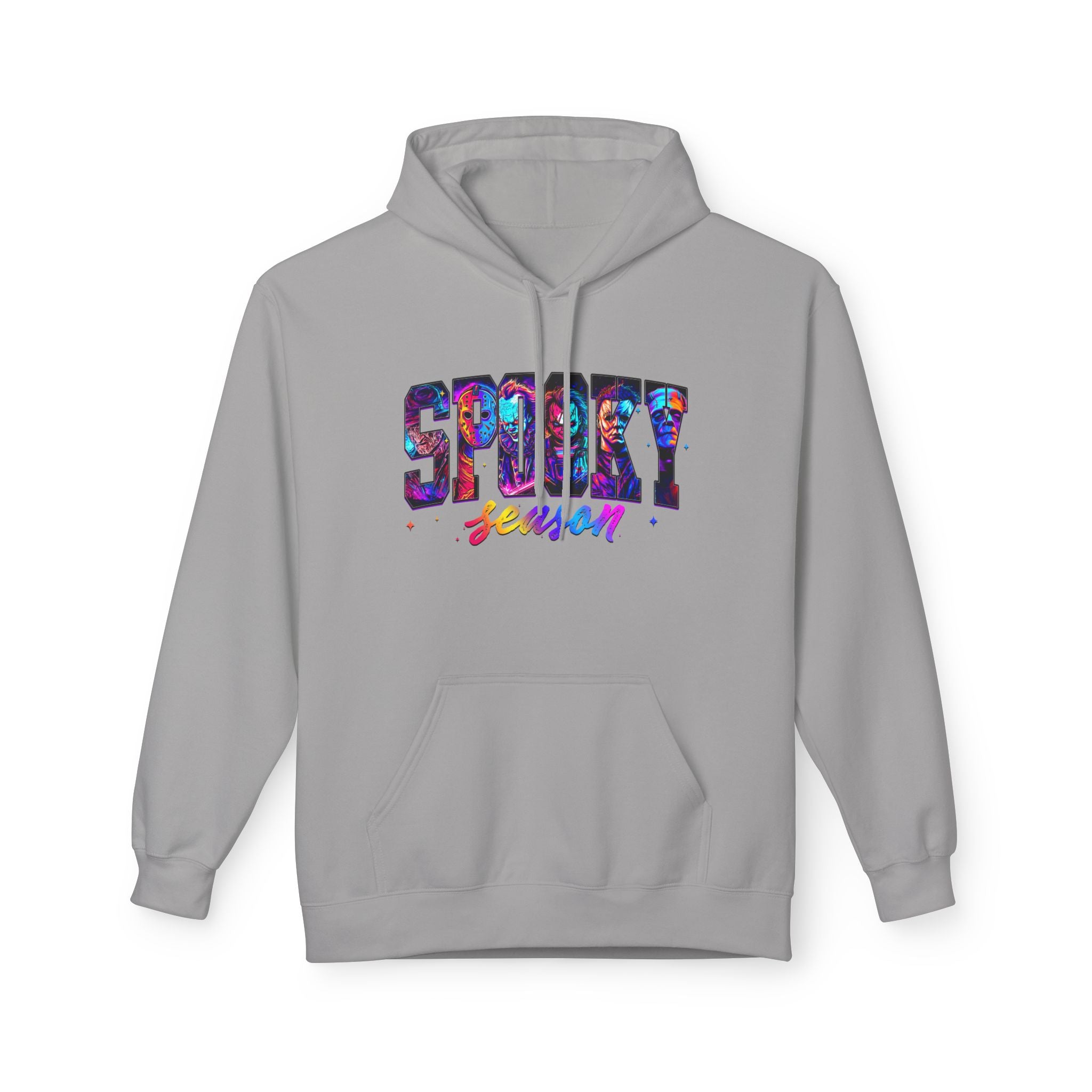 Spooky Season Hoodie — Colorful Halloween Graphic Pullover