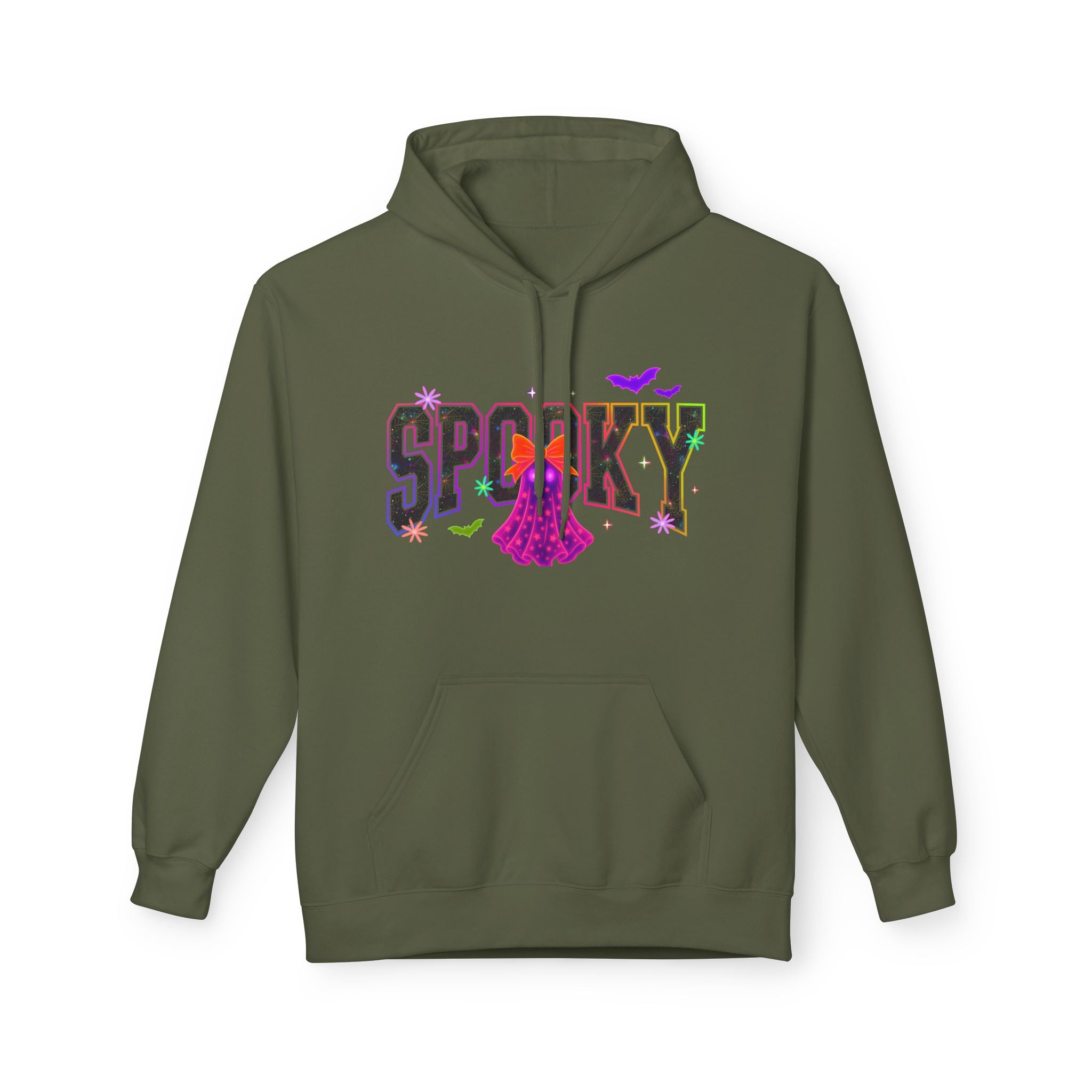 Spooky Ghost Halloween Hoodie — "Spooky" Graphic Pullover