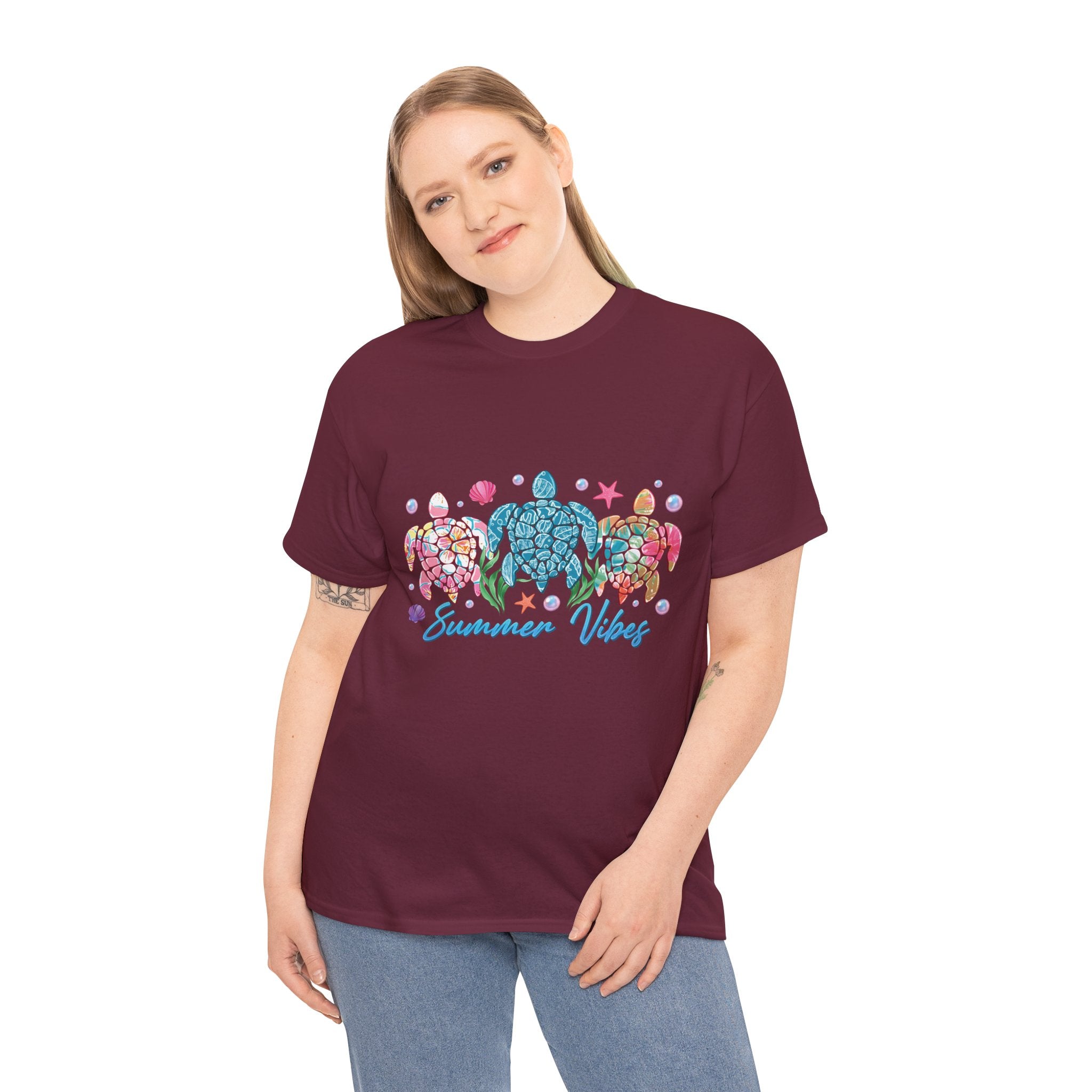 Summer Vibes Turtle T‑Shirt