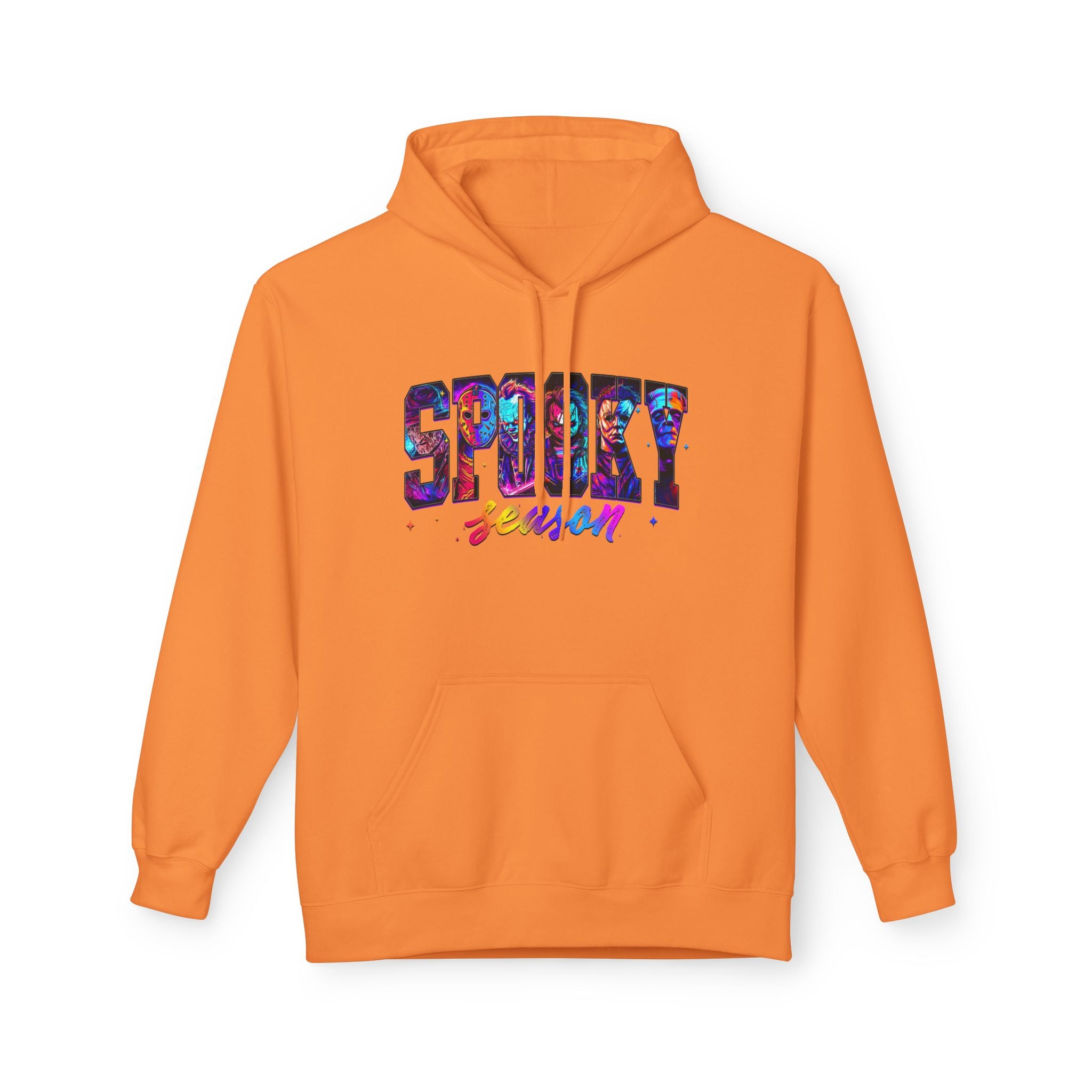 Spooky Season Hoodie — Colorful Halloween Graphic Pullover
