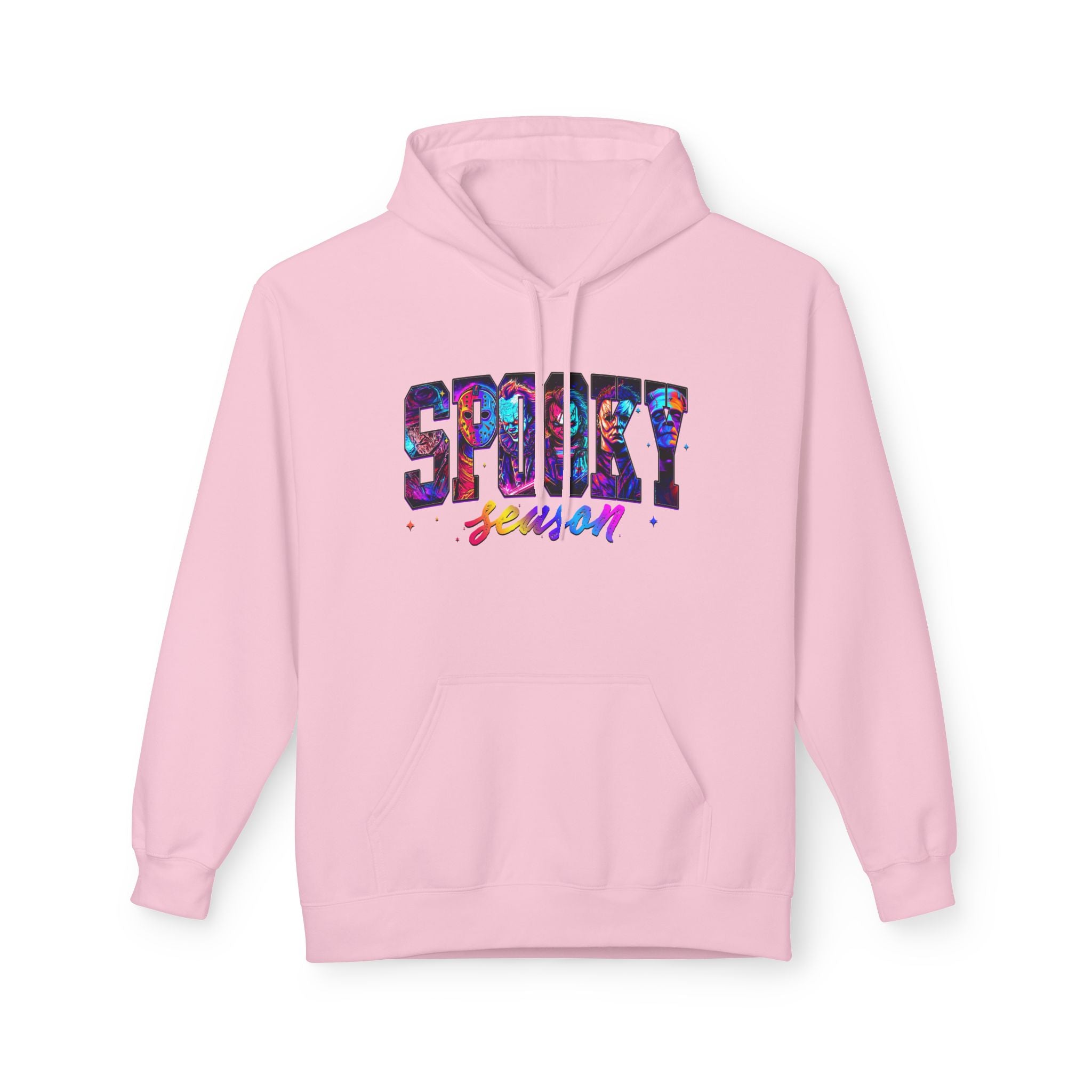 Spooky Season Hoodie — Colorful Halloween Graphic Pullover
