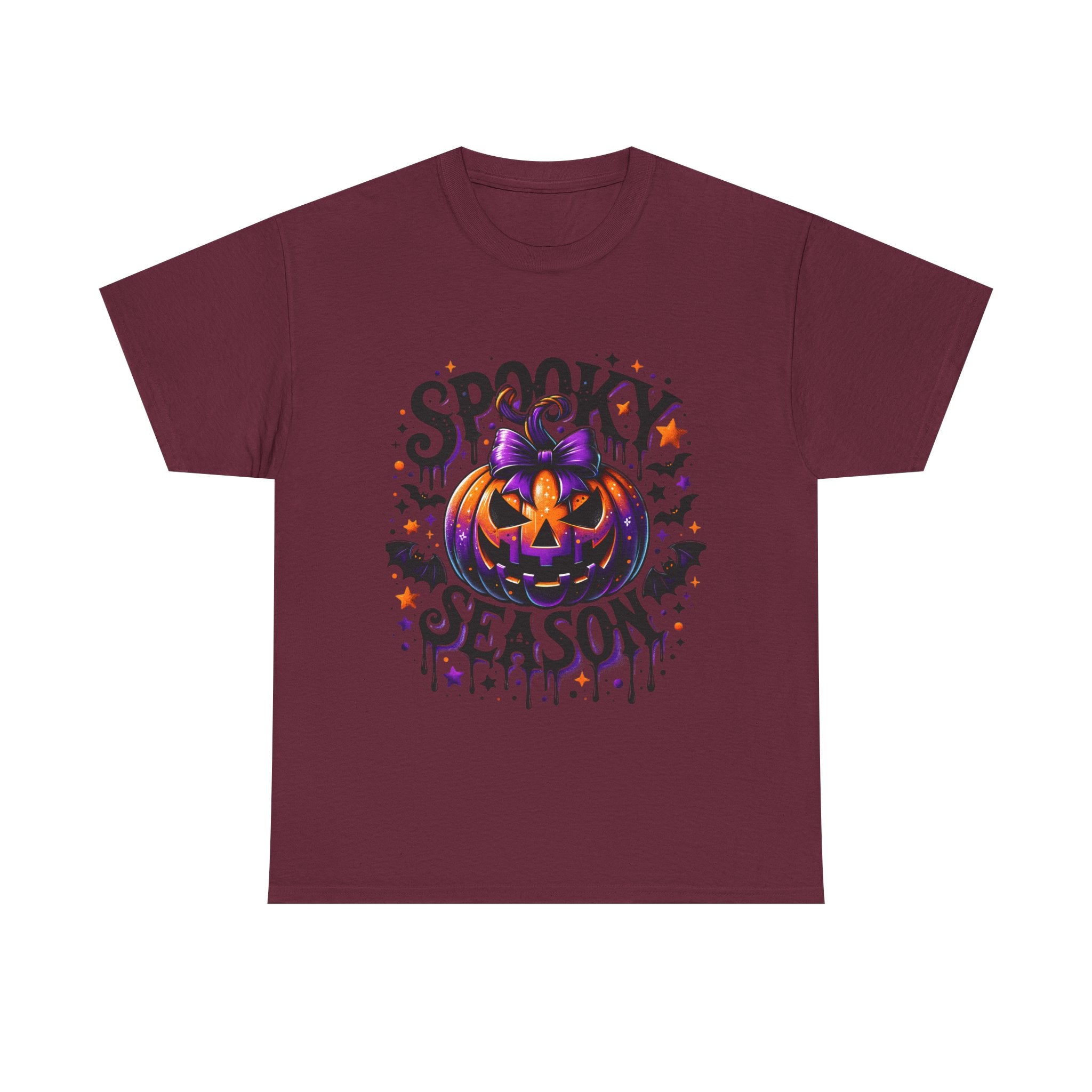 Halloween 'Spooky Season' Pumpkin Tee — Cute Jack-o'-Lantern Halloween T-Shirt