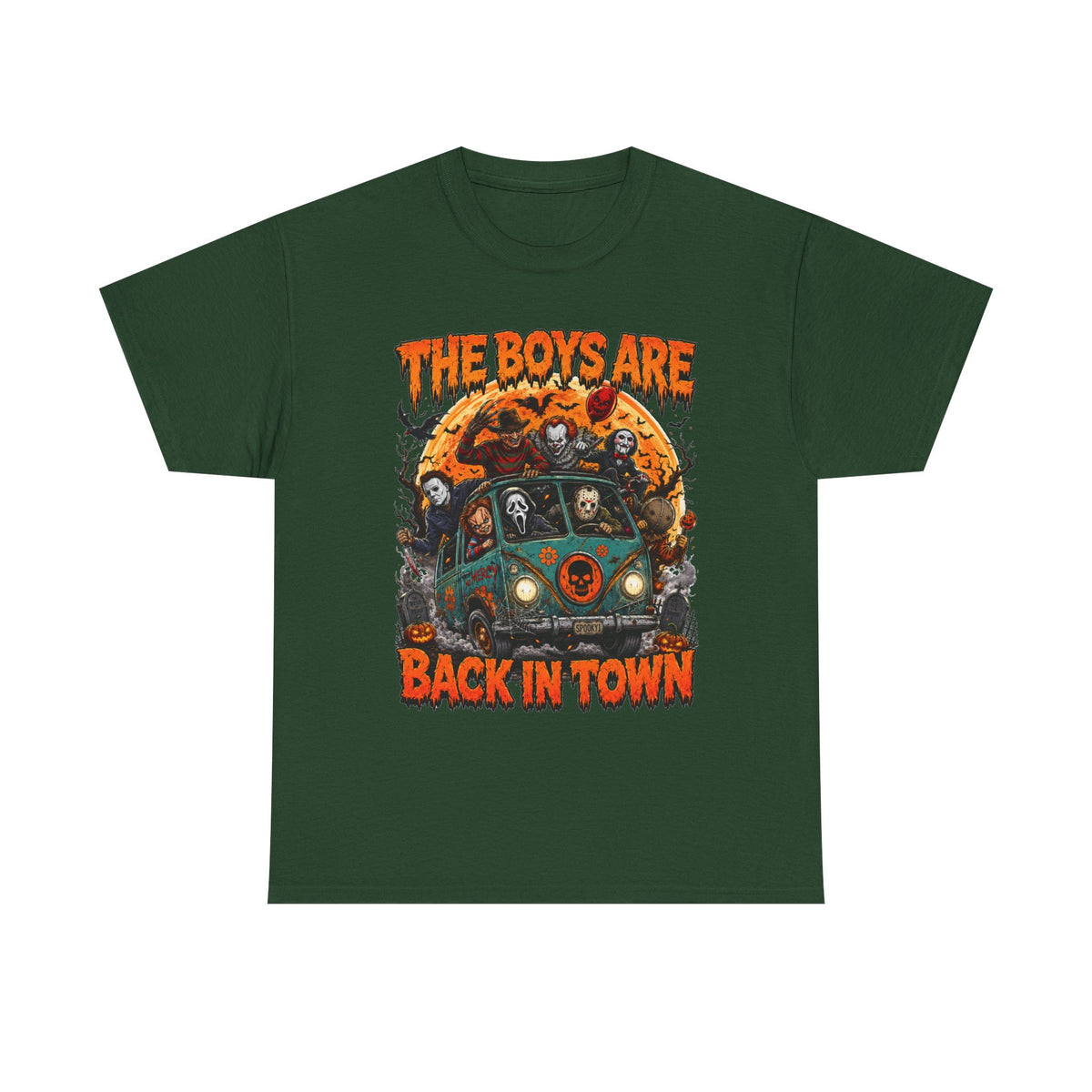 The Boys Are Back In Town Horror Van Graphic Tee
