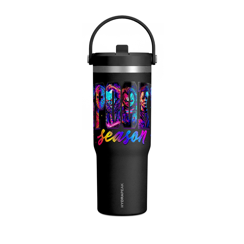 32oz Nomad Tumbler — 'Summer Season' Colorful Neon Graphic Travel Mug