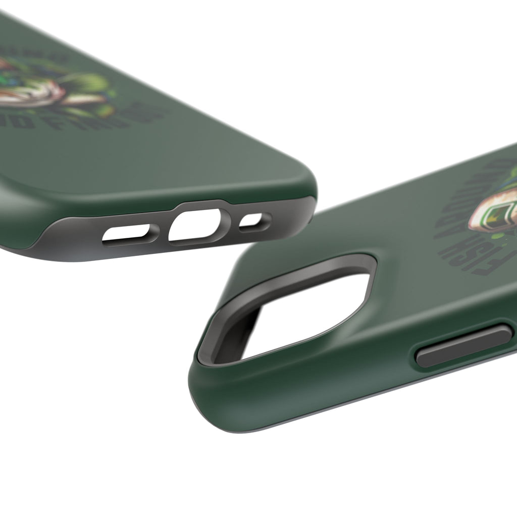 Fishing Phone Case — "Fish Around and Find Out" Magnetic Impact-Resistant Cover