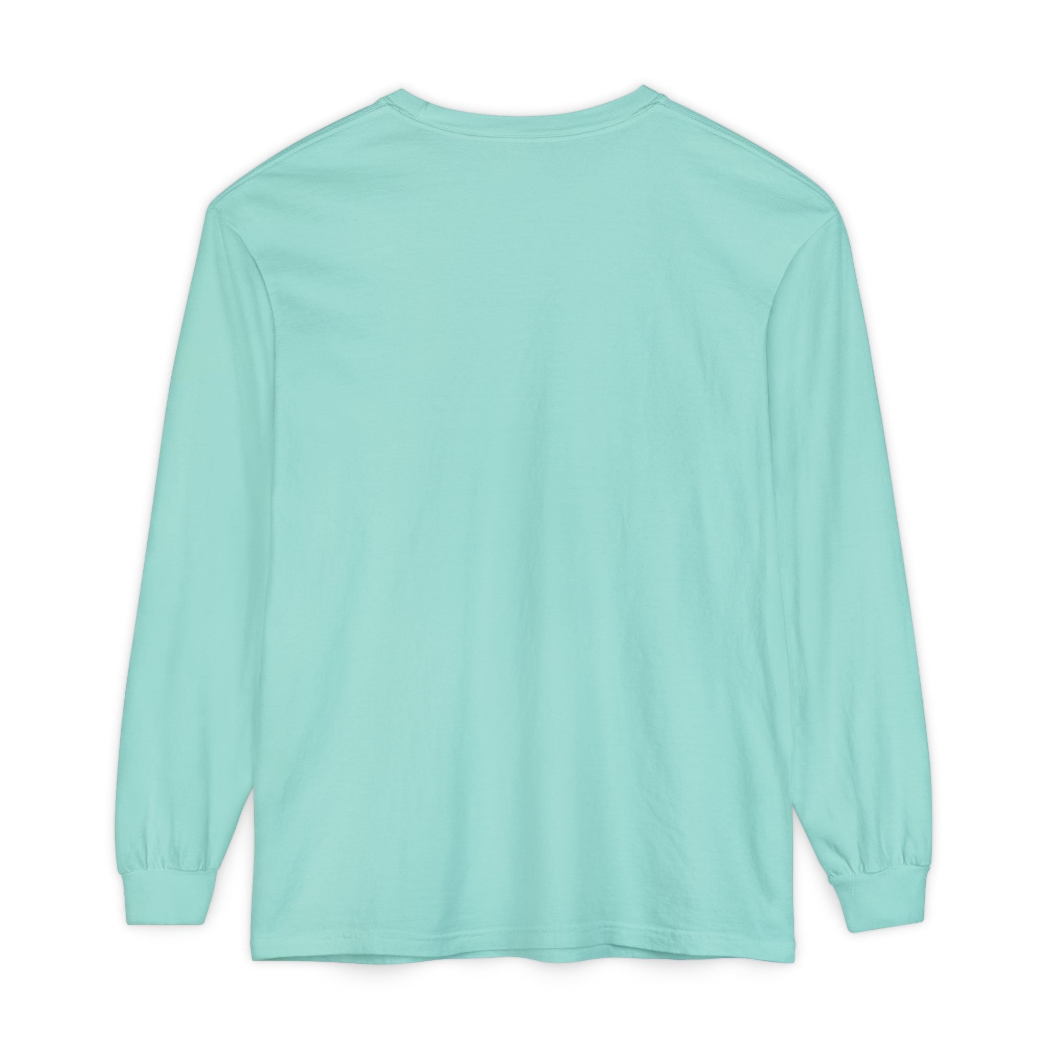 Halloween Ghost Long Sleeve Tee — Holographic Bow Ghost Graphic