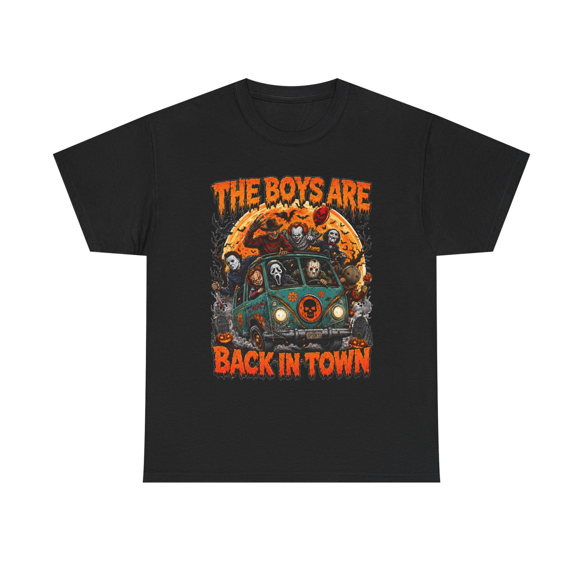 The Boys Are Back In Town Horror Van Graphic Tee