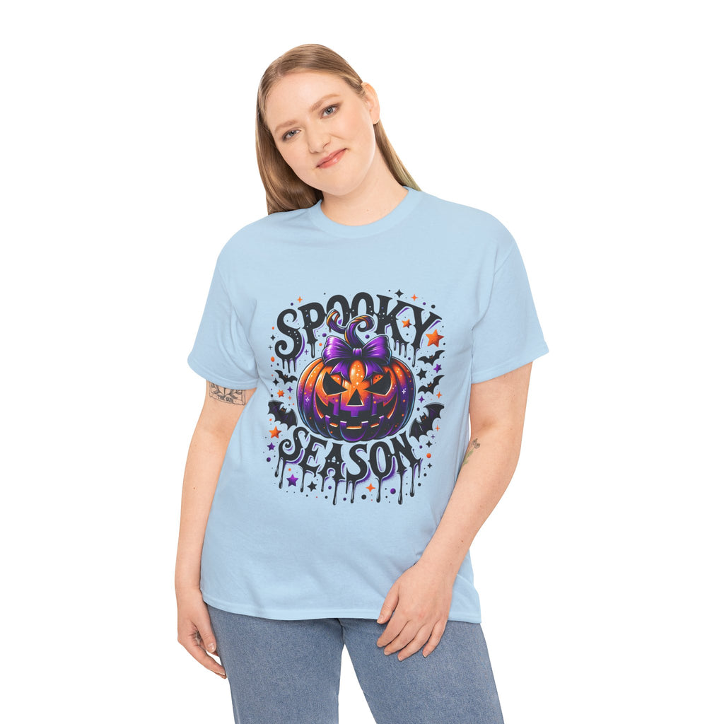 Halloween 'Spooky Season' Pumpkin Tee — Cute Jack-o'-Lantern Halloween T-Shirt