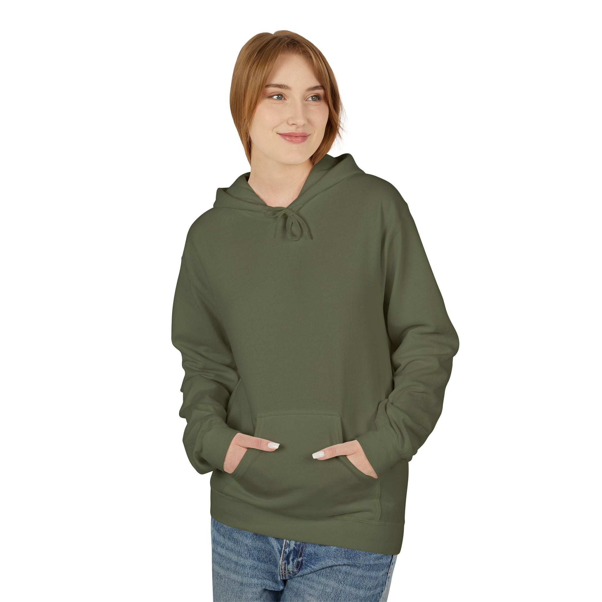 Cute Halloween Ghost Hoodie — Glitter Ghost Holding Pumpkin & Coffee Graphic