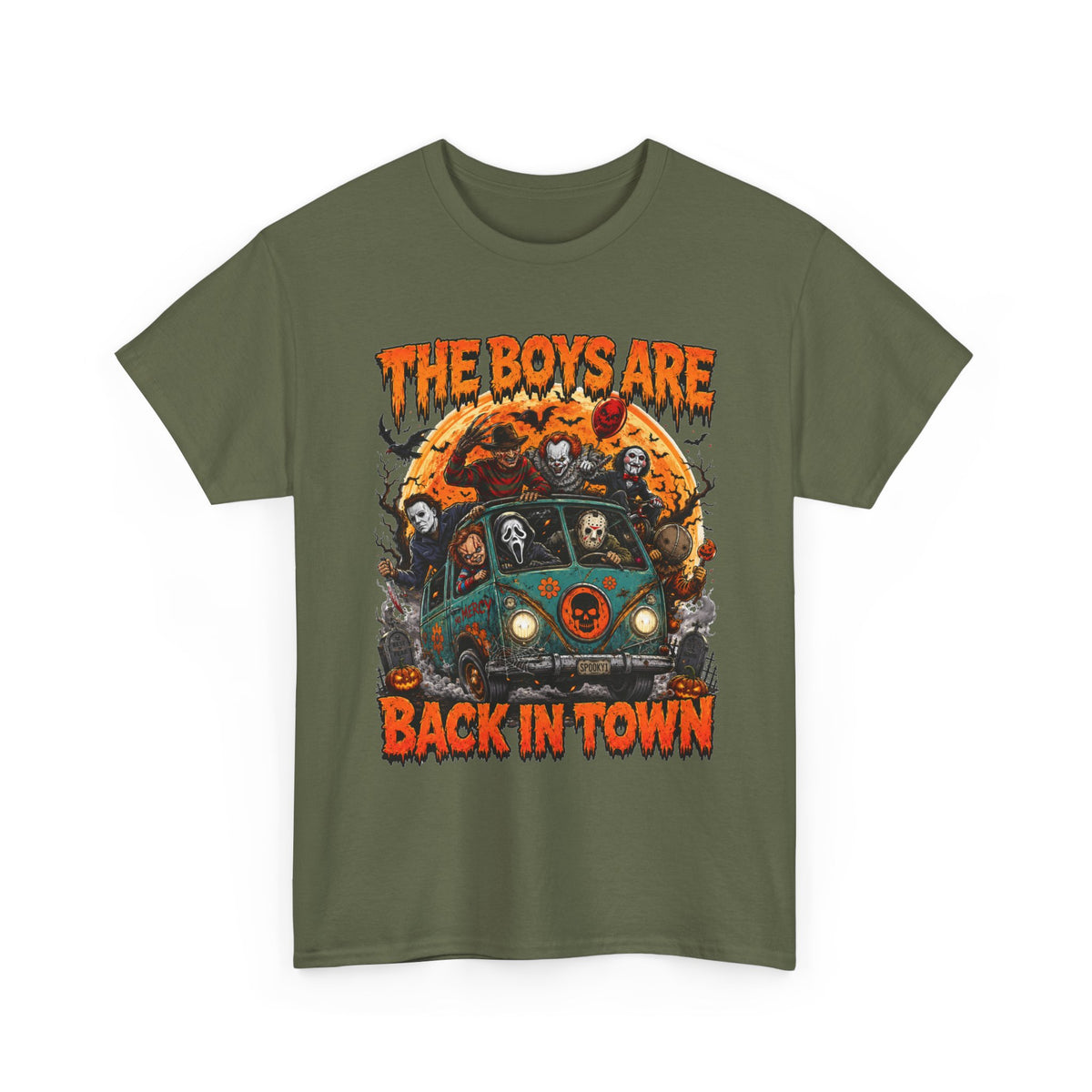 The Boys Are Back In Town Horror Van Graphic Tee