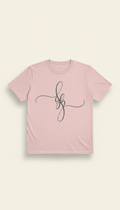 Blush Cotton Faith Script Tee