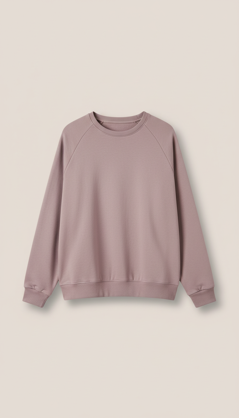 Mauve Relaxed Loungewear Sweatshirt